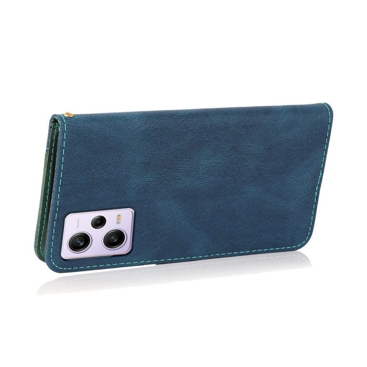 For Xiaomi Redmi Note 12 Pro 5G China Dual-color Stitching Leather Phone Case