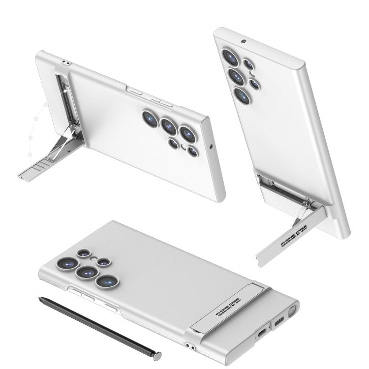 For Samsung Galaxy S23 Ultra 5G GKK Triumph Ultra Thin Full Coverage Phone Case with Stand