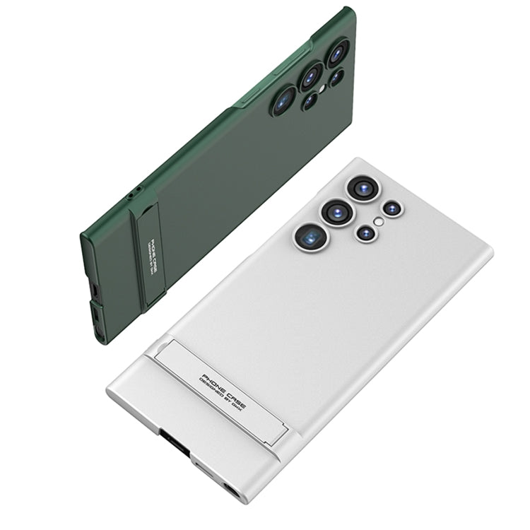 For Samsung Galaxy S23 Ultra 5G GKK Triumph Ultra Thin Full Coverage Phone Case with Stand