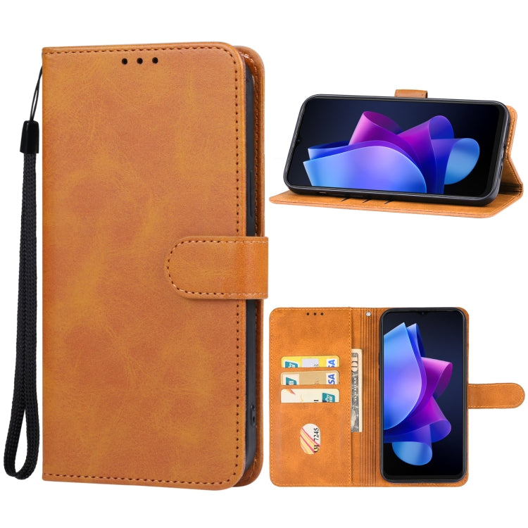 For Tecno Pop 7 Leather Phone Case