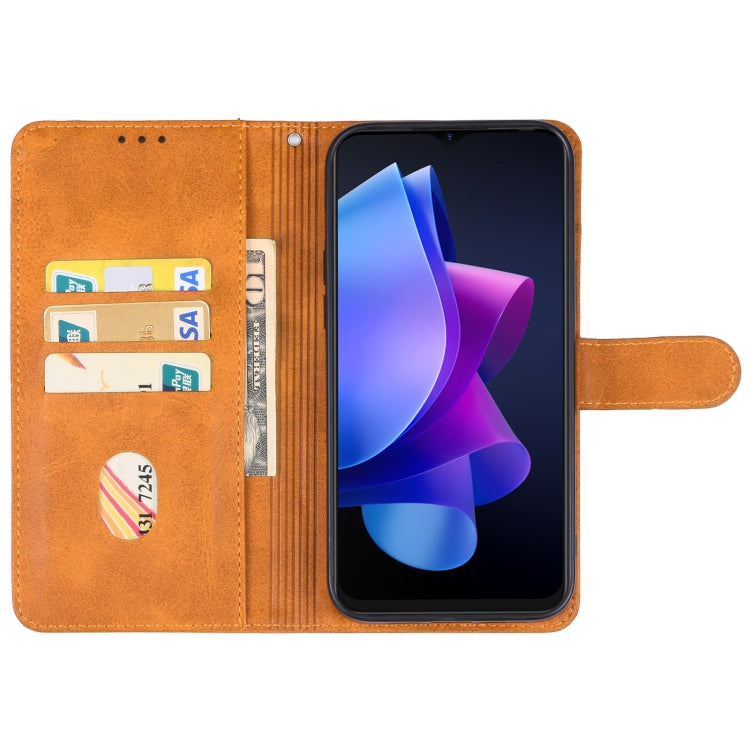 For Tecno Pop 7 Leather Phone Case