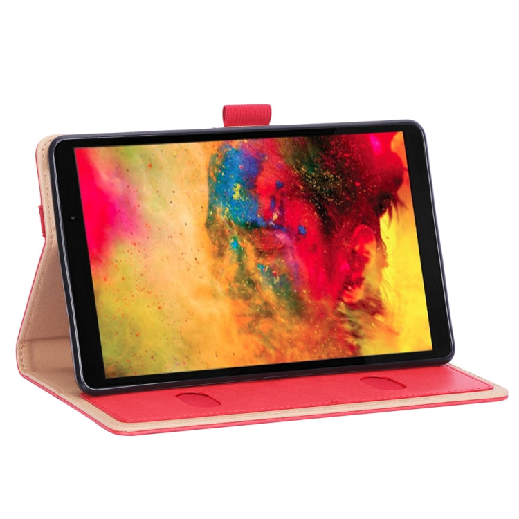 For Huawei MatePad T8 Retro Texture PU + TPU Horizontal Flip Leather Case with Holder & Card Slots & Hand Strap