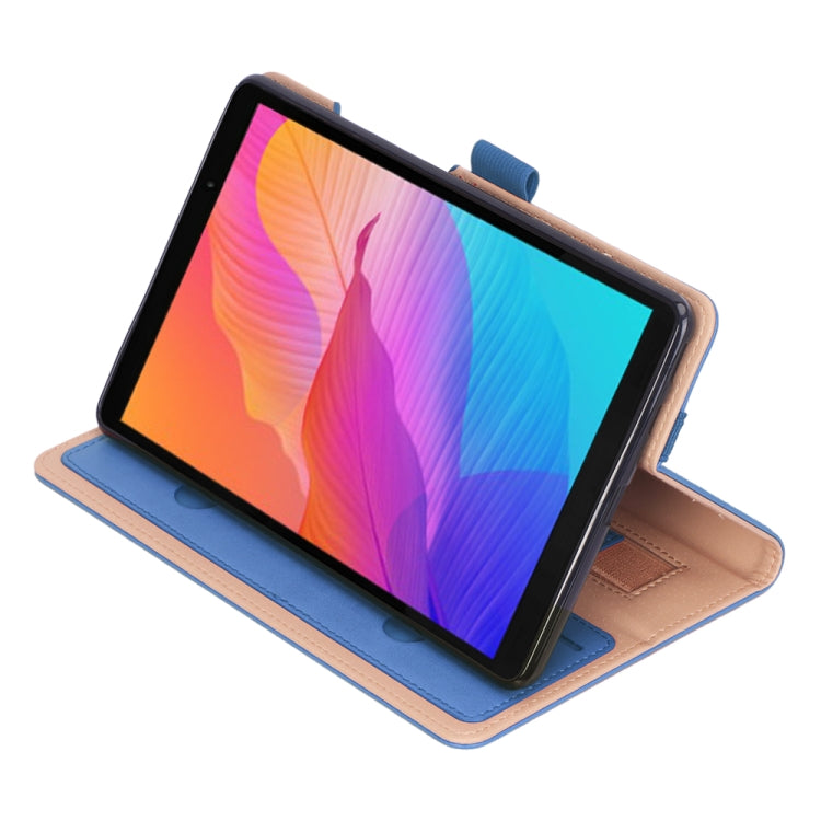 For Huawei MatePad T8 Retro Texture PU + TPU Horizontal Flip Leather Case with Holder & Card Slots & Hand Strap