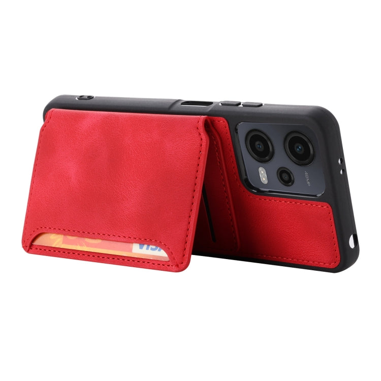 For Xiaomi Redmi Note 12 5G Global & India / Poco X5 Skin Feel Dream RFID Anti-theft PU Card Bag Phone Case