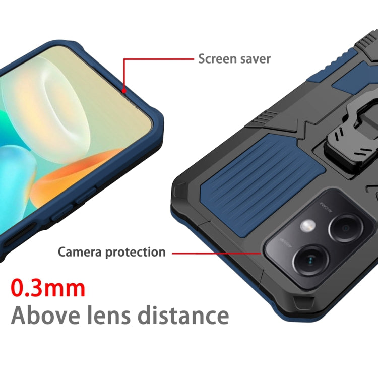 For Xiaomi Redmi Note 12 4G Global Armor Warrior Shockproof PC + TPU Phone Case