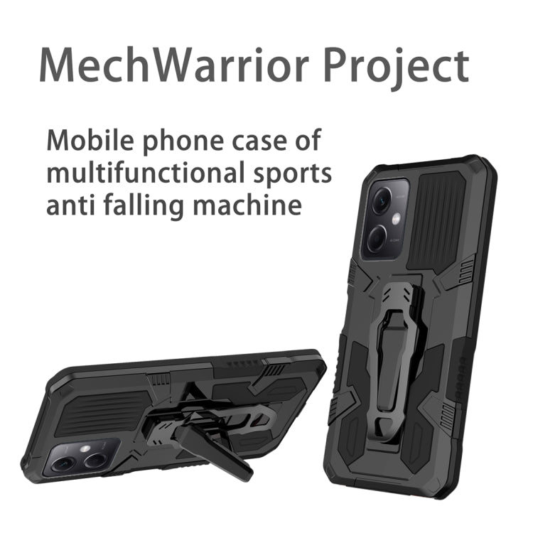 For Xiaomi Redmi Note 12 4G Global Armor Warrior Shockproof PC + TPU Phone Case