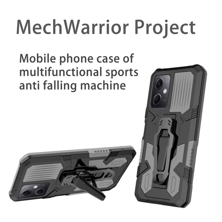 For Xiaomi Redmi Note 12 4G Global Armor Warrior Shockproof PC + TPU Phone Case