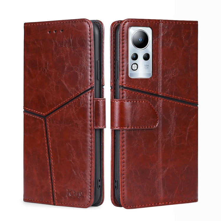 For Infinix Note 11 Geometric Stitching Flip Leather Phone Case