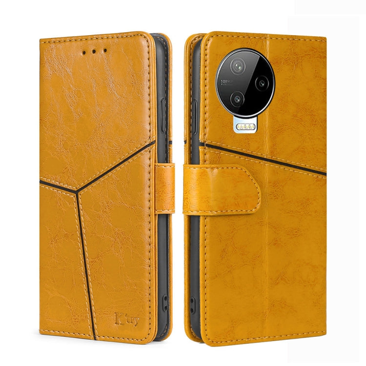 For Infinix Note 12 Pro 4G / Note 12 2023 Geometric Stitching Flip Leather Phone Case