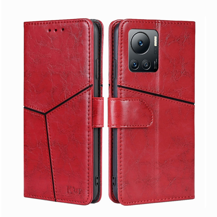For Infinix Note 12 VIP Geometric Stitching Flip Leather Phone Case