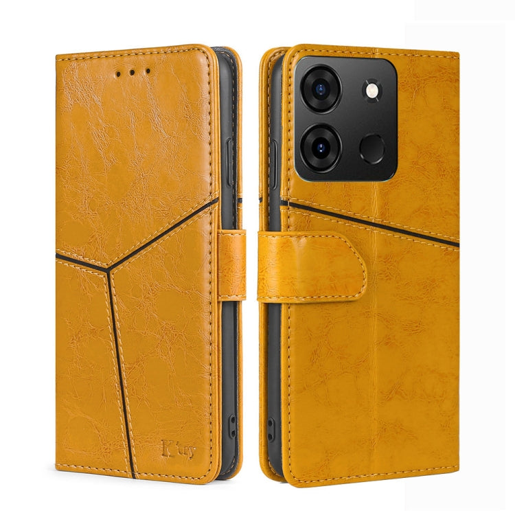 For Infinix Smart 7 Geometric Stitching Flip Leather Phone Case