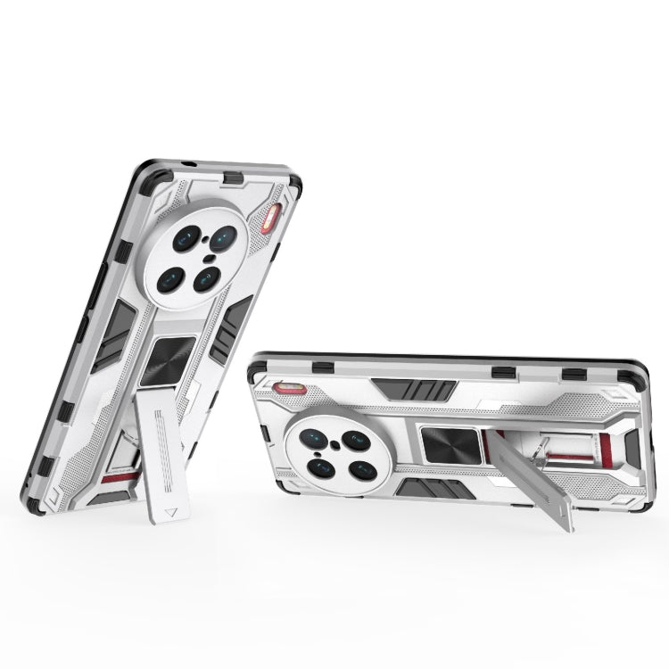 For vivo X90 Pro+ 5G Supersonic PC + TPU Shock-proof Protective Phone Case with Holder