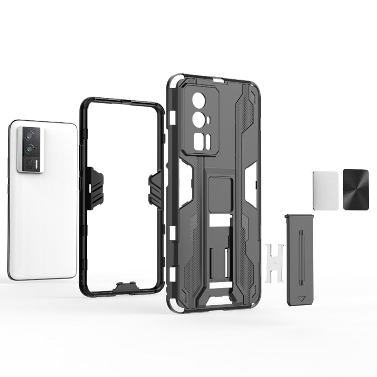 For Xiaomi Redmi K60 5G Supersonic PC + TPU Shock-proof Protective Phone Case with Holder