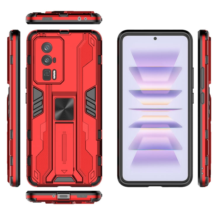 For Xiaomi Redmi K60 5G Supersonic PC + TPU Shock-proof Protective Phone Case with Holder