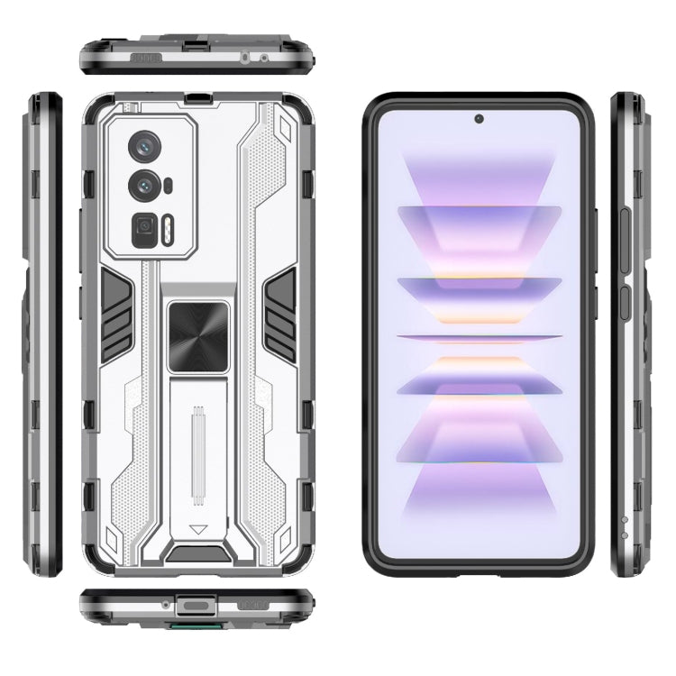 For Xiaomi Redmi K60 Pro 5G Supersonic PC + TPU Shock-proof Protective Phone Case with Holder