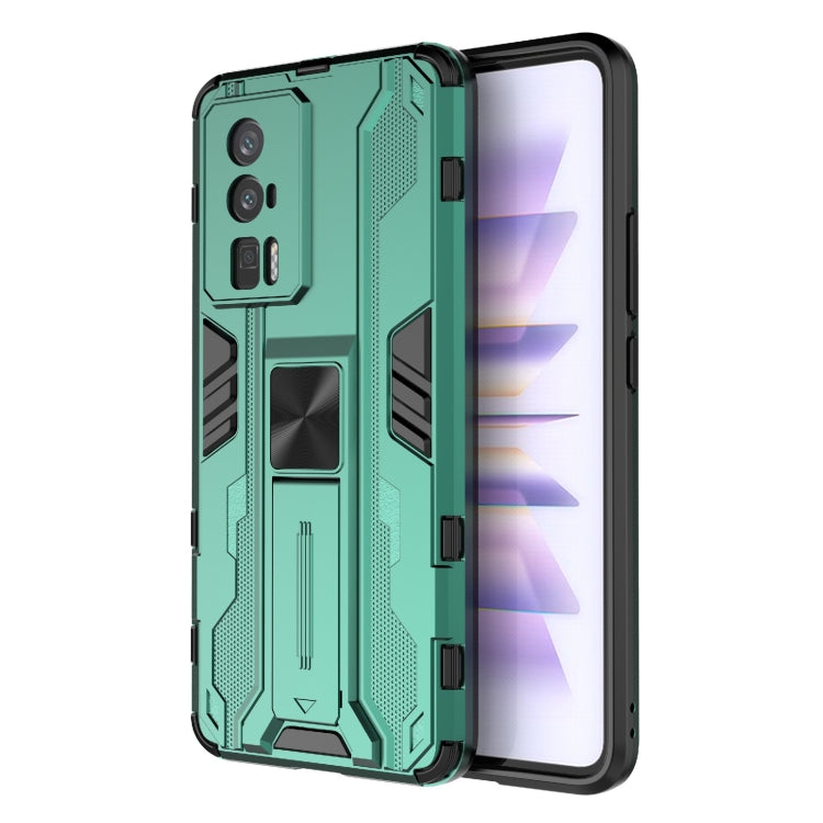 For Xiaomi Redmi K60 Pro 5G Supersonic PC + TPU Shock-proof Protective Phone Case with Holder