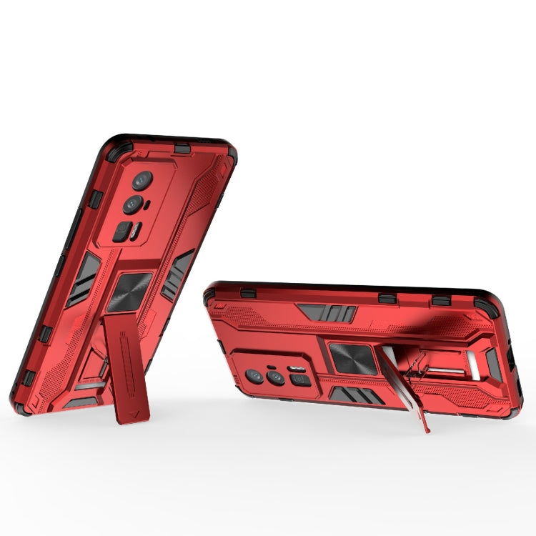 For Xiaomi Redmi K60 Pro 5G Supersonic PC + TPU Shock-proof Protective Phone Case with Holder