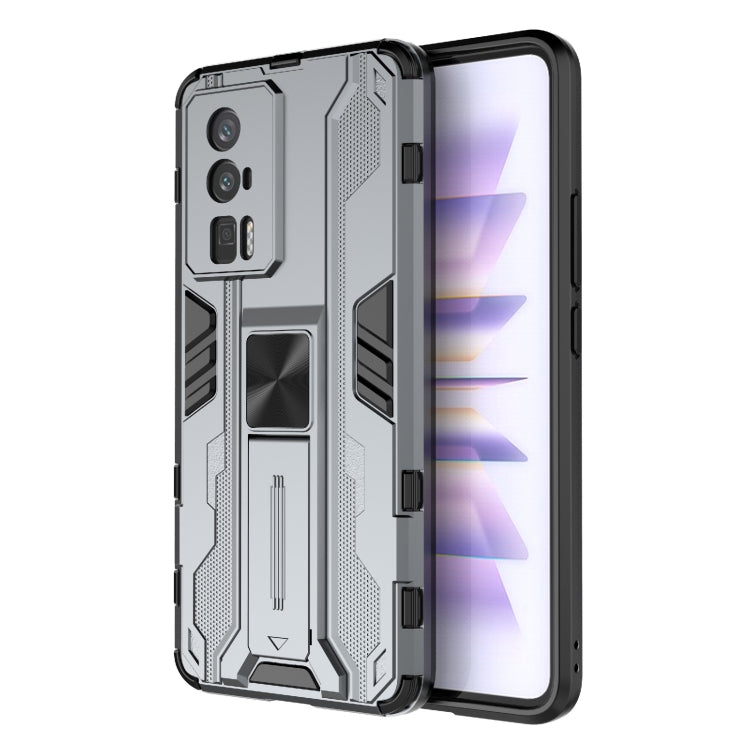 For Xiaomi Redmi K60 Pro 5G Supersonic PC + TPU Shock-proof Protective Phone Case with Holder