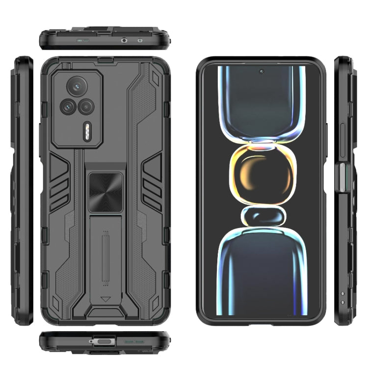 For Xiaomi Redmi K60e 5G Supersonic PC + TPU Shock-proof Protective Phone Case with Holder