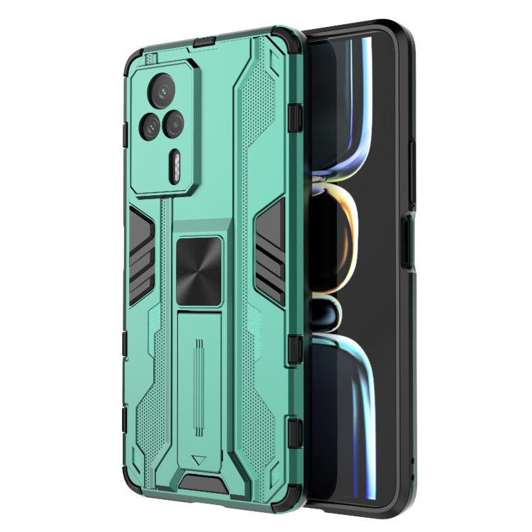 For Xiaomi Redmi K60e 5G Supersonic PC + TPU Shock-proof Protective Phone Case with Holder