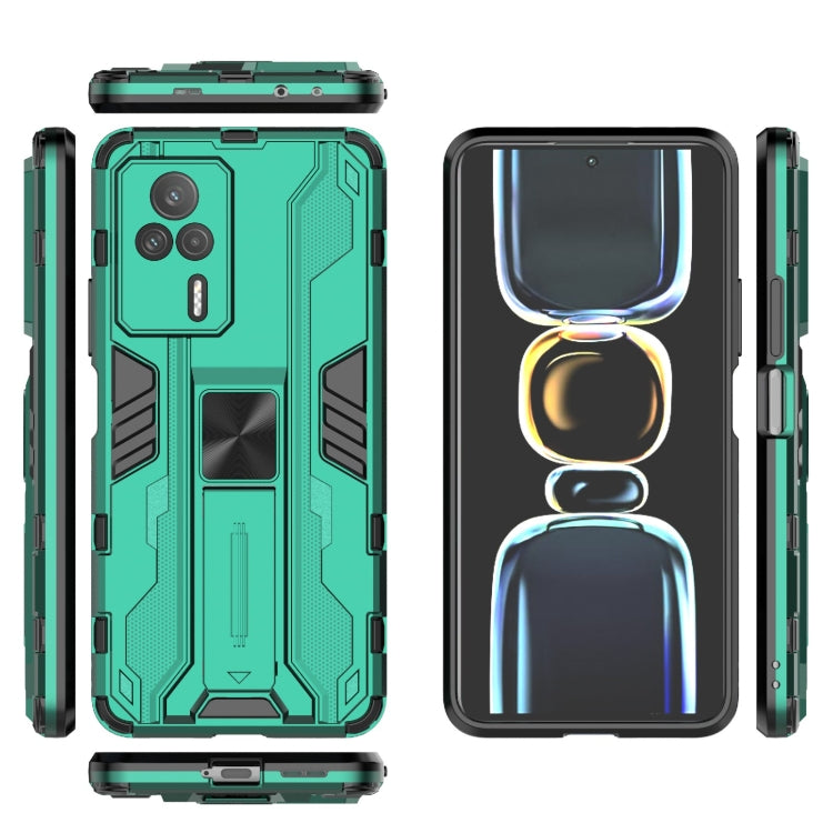 For Xiaomi Redmi K60e 5G Supersonic PC + TPU Shock-proof Protective Phone Case with Holder
