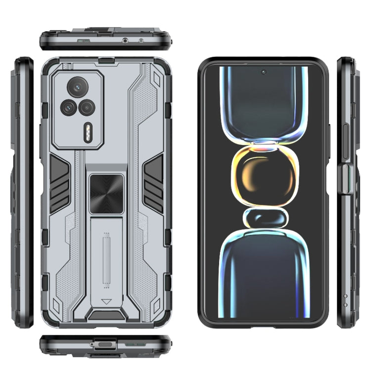For Xiaomi Redmi K60e 5G Supersonic PC + TPU Shock-proof Protective Phone Case with Holder