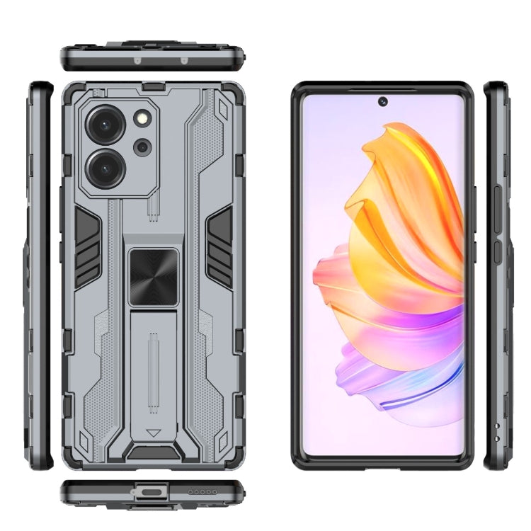 For Honor 80 SE 5G Supersonic PC + TPU Shock-proof Protective Phone Case with Holder