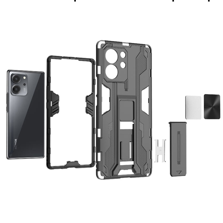 For Honor 80 SE 5G Supersonic PC + TPU Shock-proof Protective Phone Case with Holder