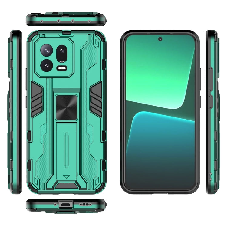 For Xiaomi 13 5G Supersonic PC + TPU Shock-proof Protective Phone Case with Holder