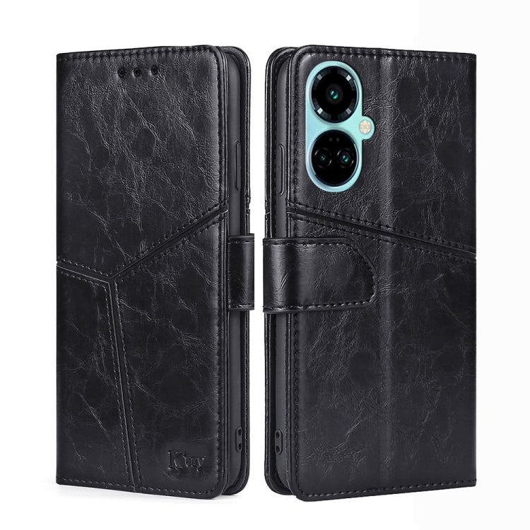 For Tecno Camon 19 / 19 Pro Geometric Stitching Flip Leather Phone Case