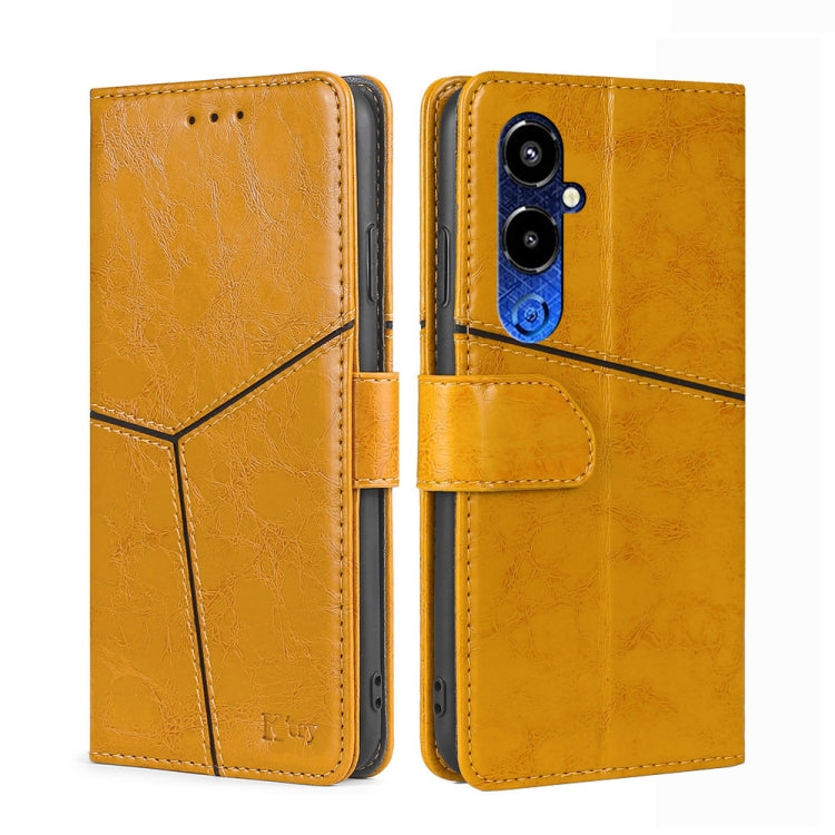 For Tecno Pova 4 Pro Geometric Stitching Flip Leather Phone Case