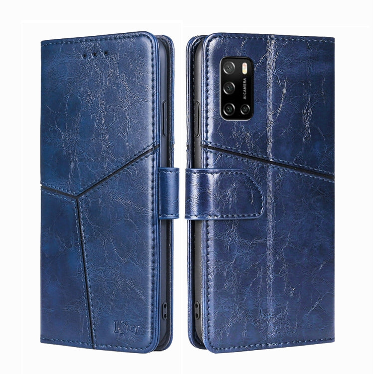 For Rakuten Big S Geometric Stitching Flip Leather Phone Case