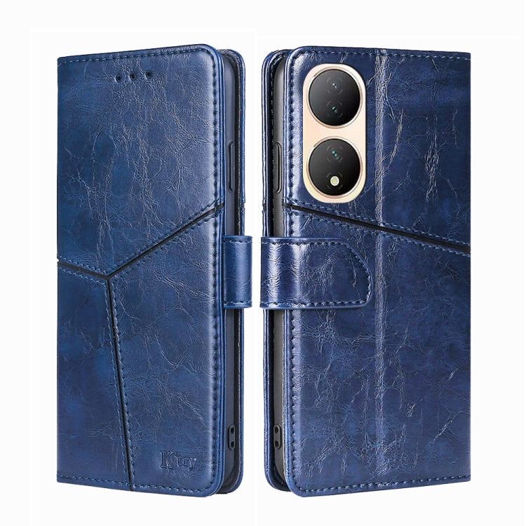 For vivo Y100 5G Geometric Stitching Flip Leather Phone Case