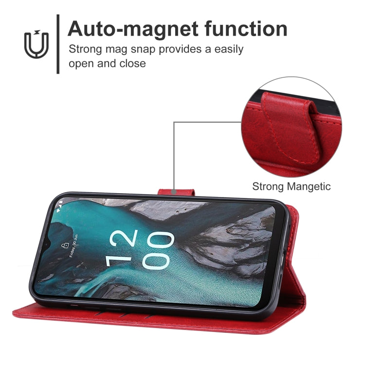 For Nokia C22 Leather Phone Case