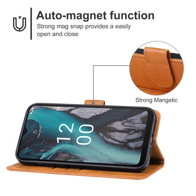 For Nokia C22 Leather Phone Case