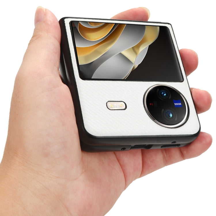 For vivo X Flip PU Leather PC Phone Case