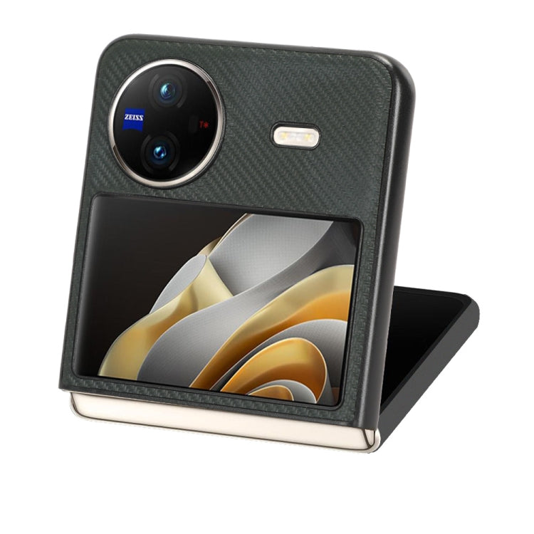 For vivo X Flip PU Leather PC Phone Case