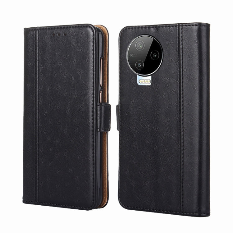For Infinix Note 12 Pro 4G Ostrich Texture Flip Leather Phone Case