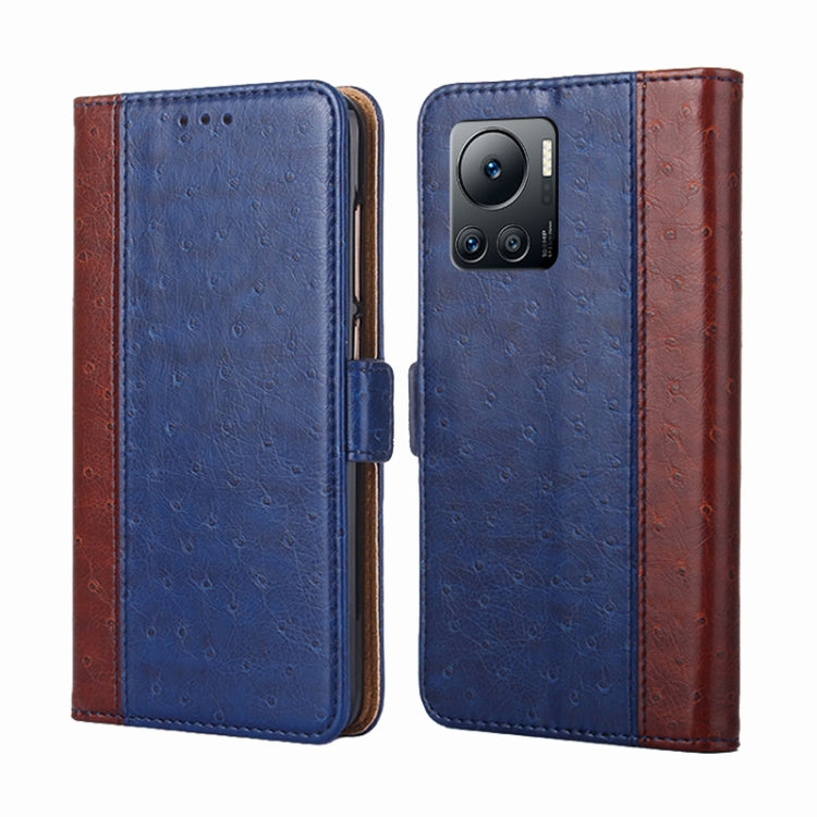 For Infinix Note 12 VIP Ostrich Texture Flip Leather Phone Case