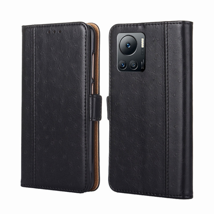 For Infinix Note 12 VIP Ostrich Texture Flip Leather Phone Case