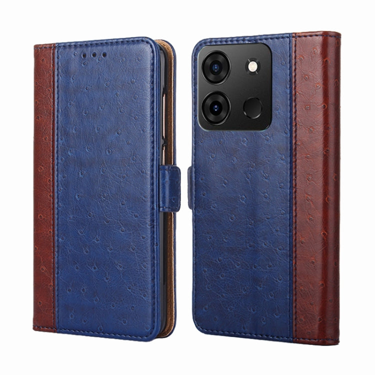 For Infinix Smart 7 Ostrich Texture Flip Leather Phone Case