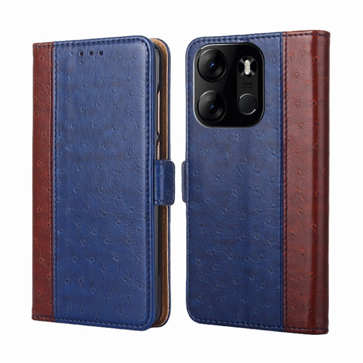 For Tecno Spark Go 2023 Ostrich Texture Flip Leather Phone Case