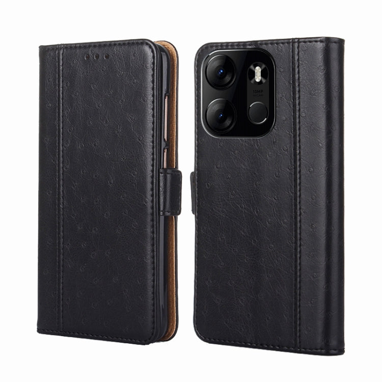 For Tecno Spark Go 2023 Ostrich Texture Flip Leather Phone Case