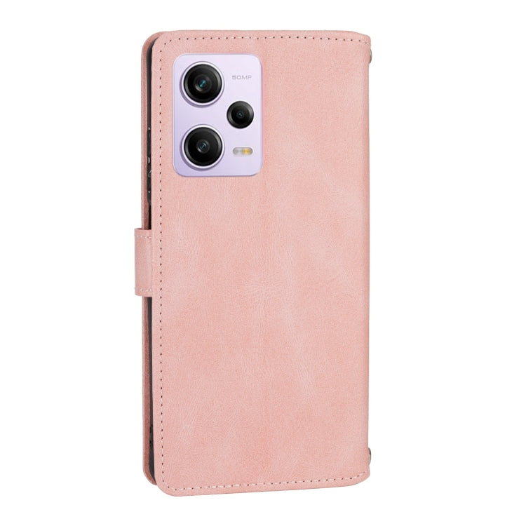 For Redmi Note 12 Pro 5G Global Oil Skin Zipper Wallet Leather Phone Case