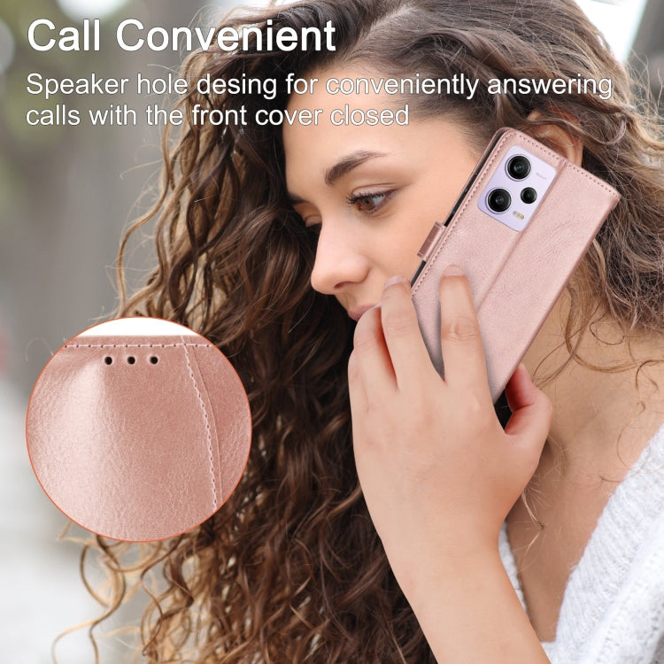 For Redmi Note 12 Pro 5G Global Oil Skin Zipper Wallet Leather Phone Case