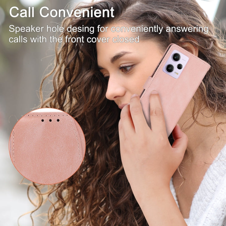 For Redmi Note 12 4G Global Oil Skin Zipper Wallet Leather Phone Case