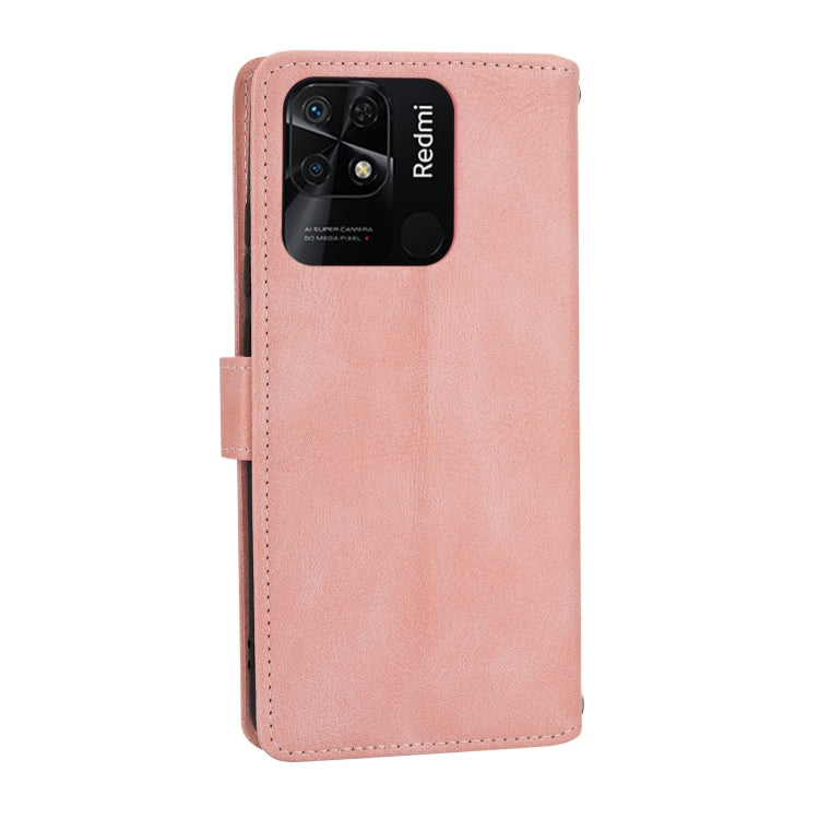 For Xiaomi Redmi 12C Oil Skin Zipper Wallet Leather Phone Case