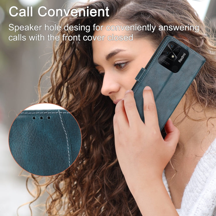 For Xiaomi Redmi 12C Oil Skin Zipper Wallet Leather Phone Case