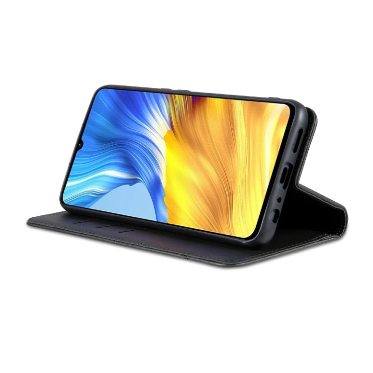 For Honor X5 AZNS Magnetic Calf Texture Flip Leather Phone Case