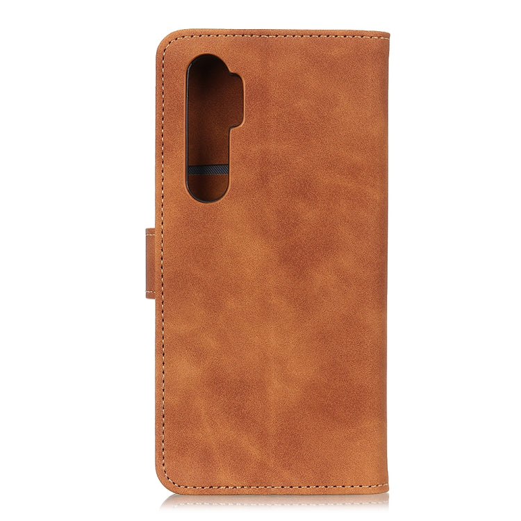 For Xiaomi Mi Note 10 Lite KHAZNEH Retro Texture PU + TPU Horizontal Flip Leather Case with Holder & Card Slots & Wallet